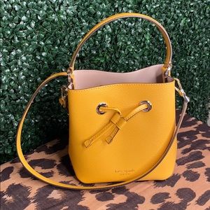 Kate Spade ♠️ Yellow Bucket Bag